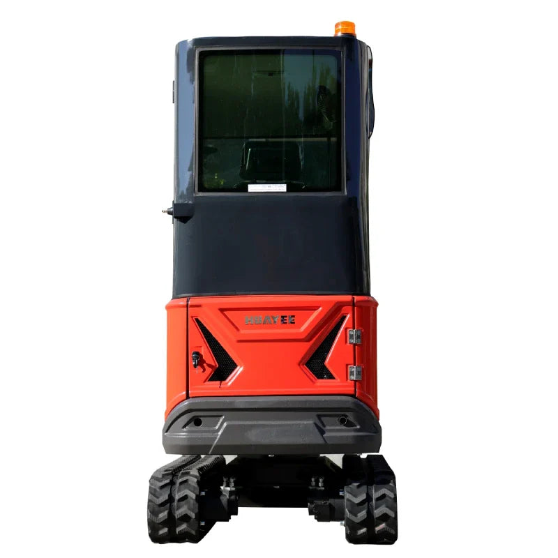 Mini Excavator with 14hp Kubota Engine | Hydraulic Thumb, Side Swing & Cab | HUAYEE HY18C