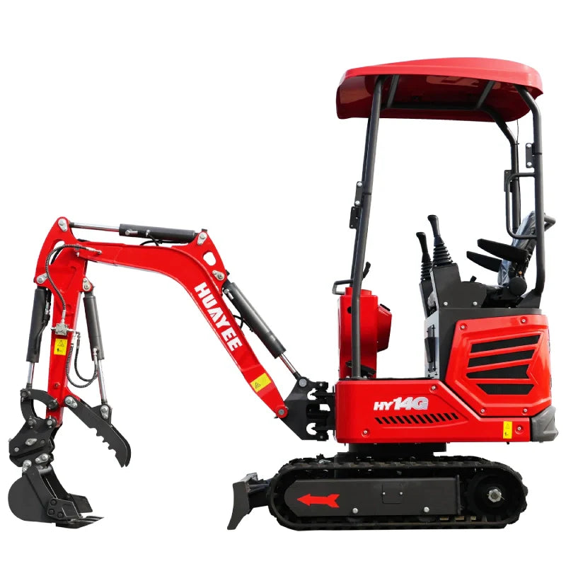 Mini Excavator with Kubota Engine & Advanced Hydraulics | HUAYEE HY14G