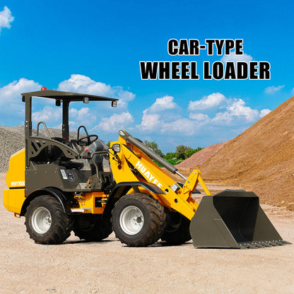 HUAYEE WHY1500 Mini Wheel Loader | Kubota D1703 Engine | 1200kg Lifting Capacity | EU Stage V & EPA Tier 4 Final